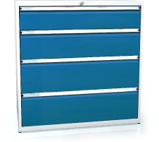 Drawer cabinet 1018 x 1014 x 750 - 4x drawers